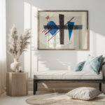 Blau in Rund und Spitz 1933 Wassily Kandinsky 5 mockup Blau in Rund und Spitz 1933 Wassily Kandinsky 5 mockup