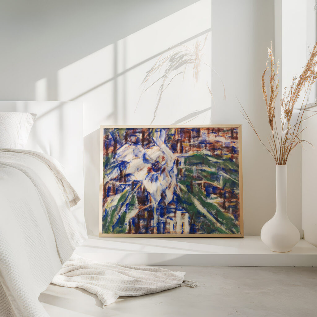 Blaue Magnolie 1929 Christian Rohlfs 4 mockup