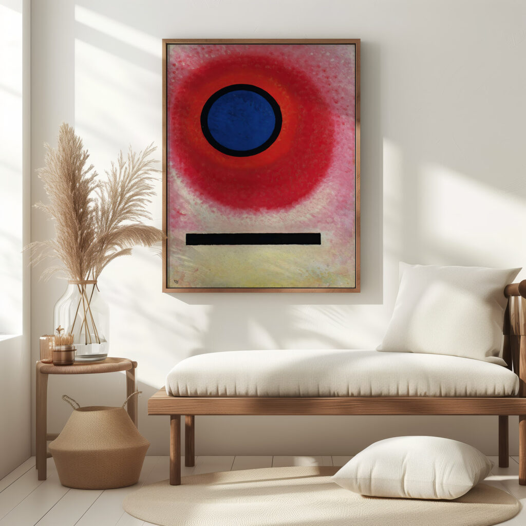 Blauer Kreis No. 2 Cercle Bleu Ii 1925 Wassily Kandinsky 5 mockup