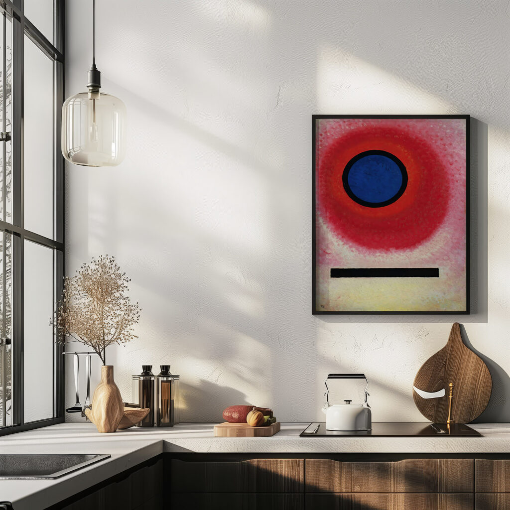 Blauer Kreis No. 2 Cercle Bleu Ii 1925 Wassily Kandinsky 6 mockup