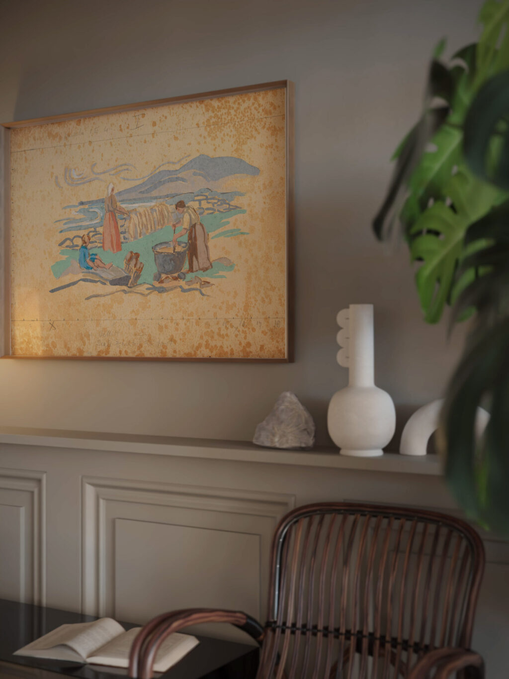 Bleaching Wool Mainie Jellett video mockup