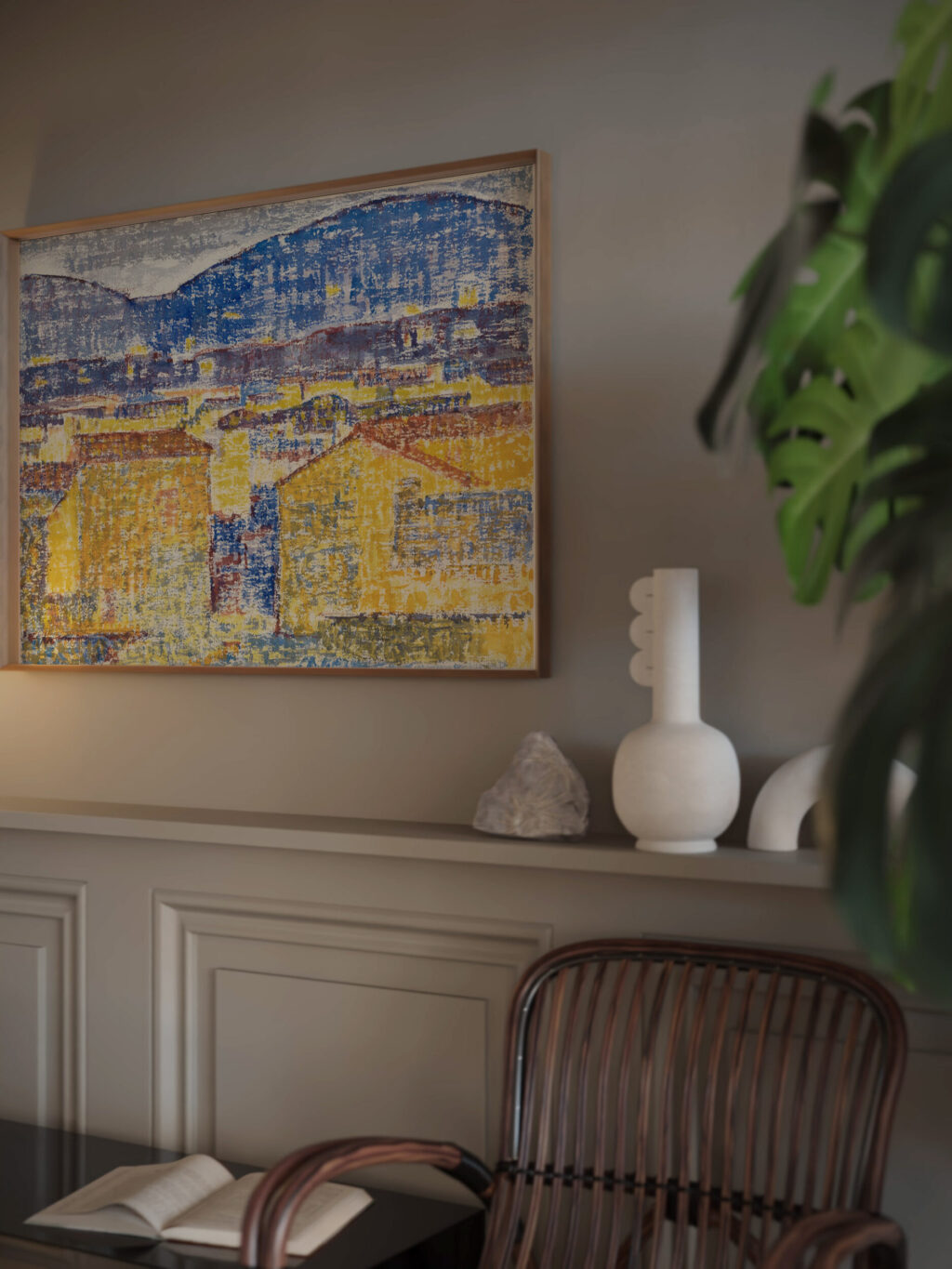 Blick auf Florenz 1911 August Babberger video mockup