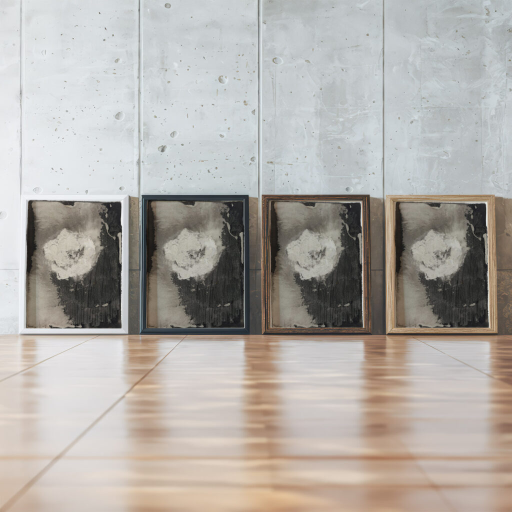 Bloem 1874 1945 Carel Adolph Lion Cachet framed posters mockup