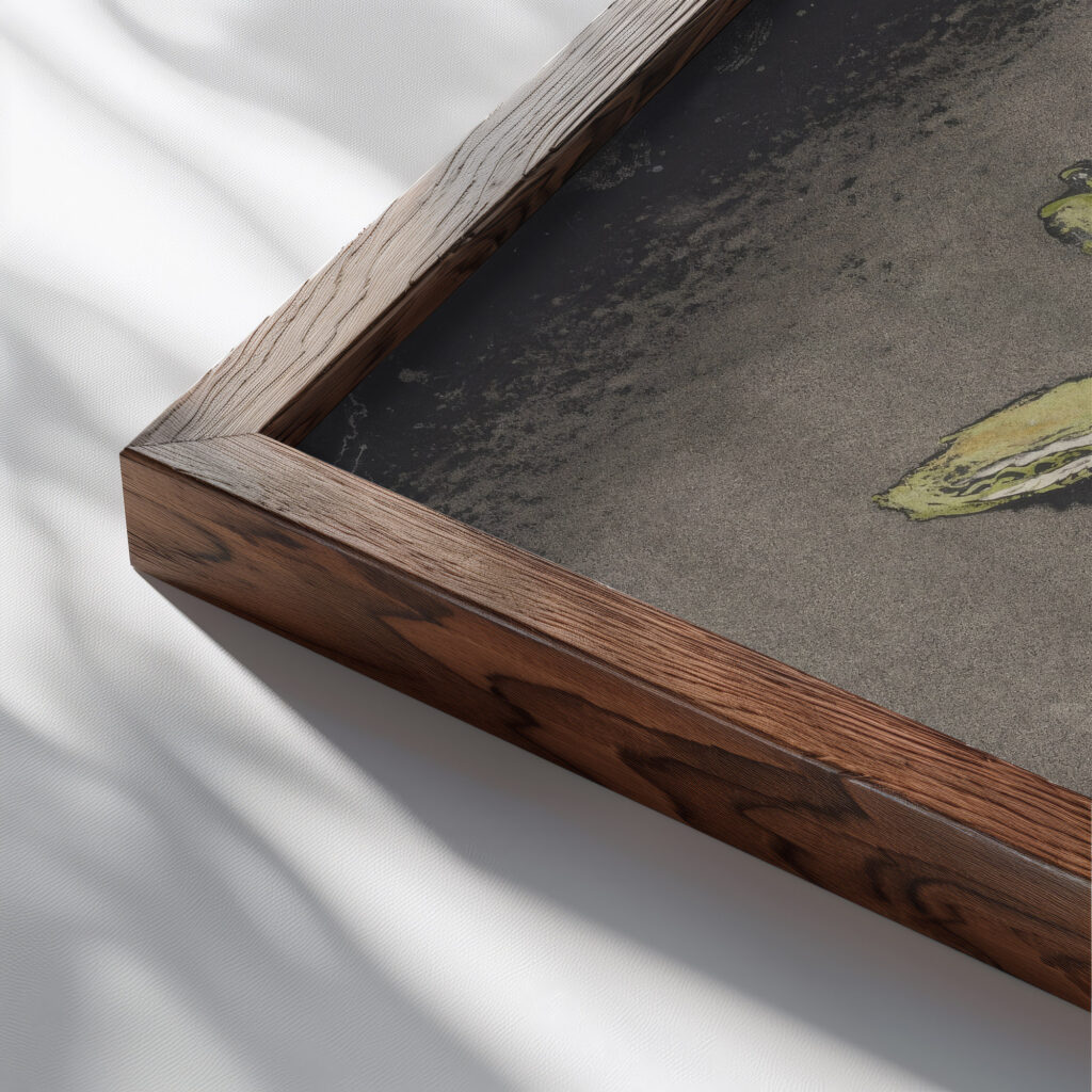 Bloem 1874 Carel Adolph Lion Cachet 2 close up dark wood mockup