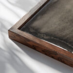 Bloem III 1874 1945 Carel Adolph Lion Cachet close up dark wood mockup