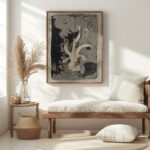 Bloem orchidee 1874 – 1945 Carel Adolph Lion Cachet 5 mockup