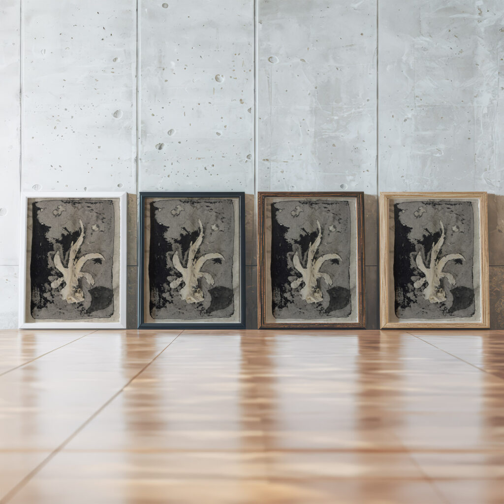 Bloem orchidee 1874 – 1945 Carel Adolph Lion Cachet framed posters mockup