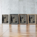 Bloem orchidee 1874 – 1945 Carel Adolph Lion Cachet framed posters mockup