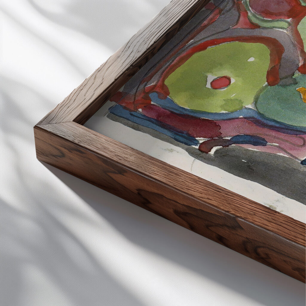 Bloemen 1916 Reijer Stolk close up dark wood mockup