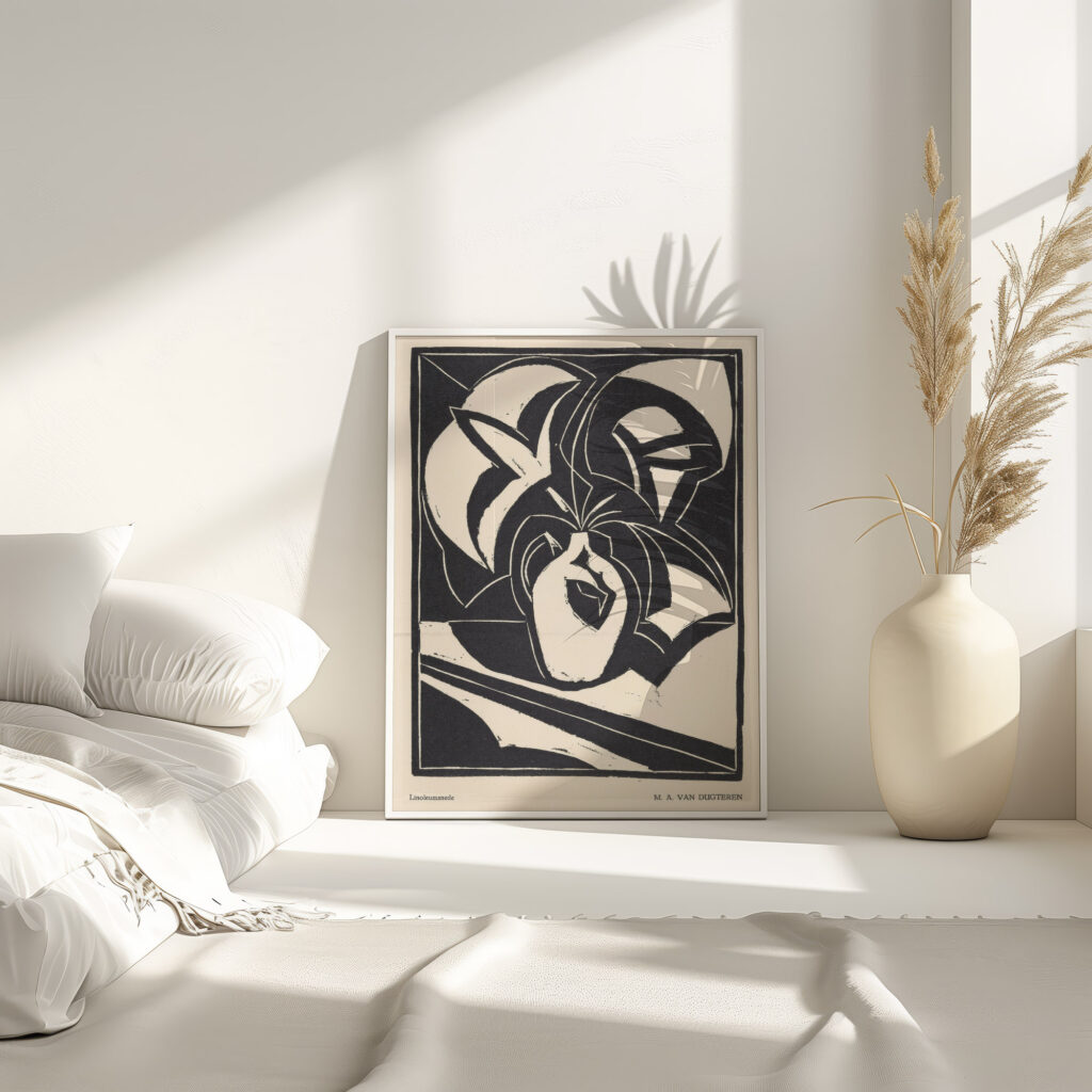 Bloemen in een kruik 1925 M.A. van Dugteren 4 mockup