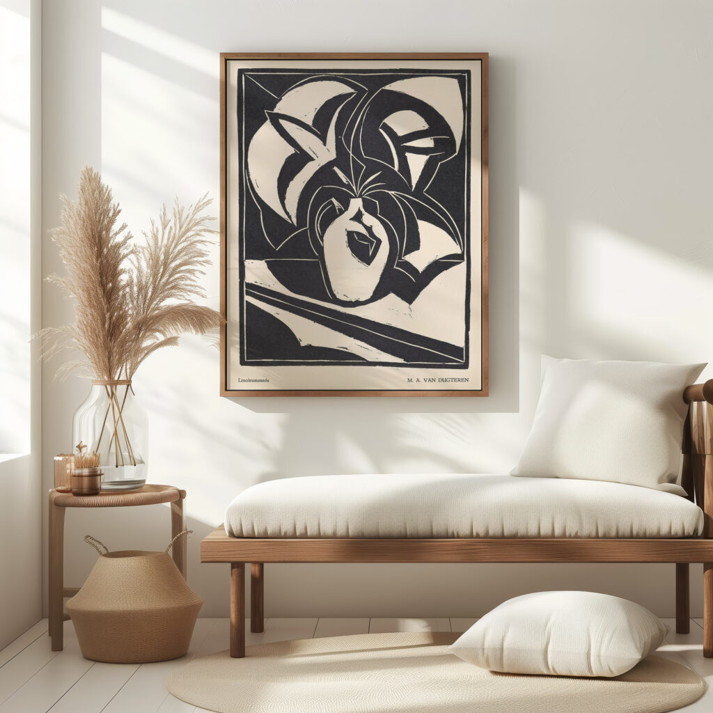 Bloemen in een kruik 1925 M.A. van Dugteren 5 mockup