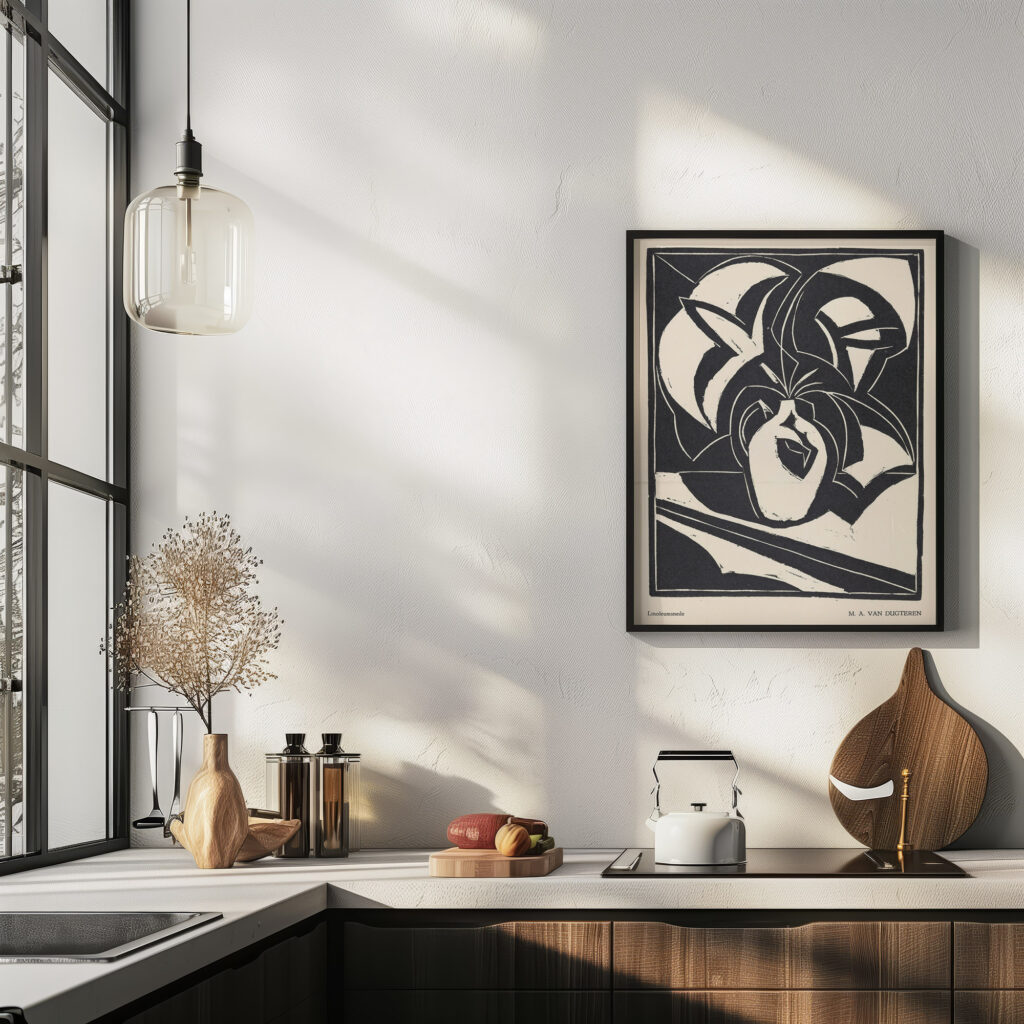 Bloemen in een kruik 1925 M.A. van Dugteren 6 mockup