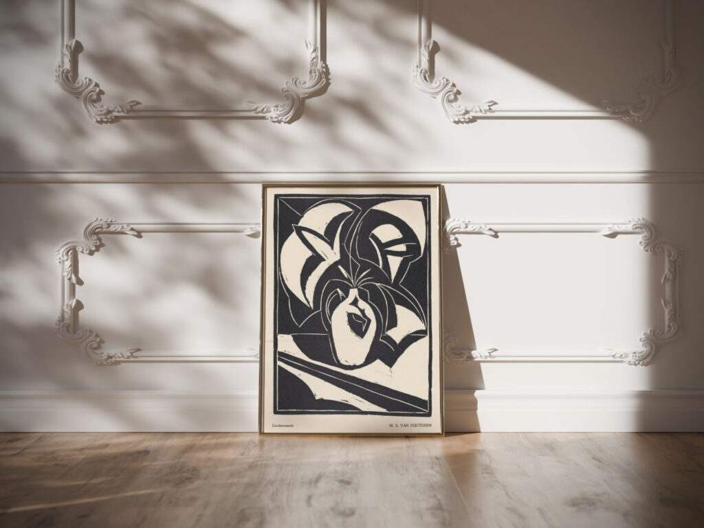 Bloemen in een kruik 1925 M.A. van Dugteren video mockup