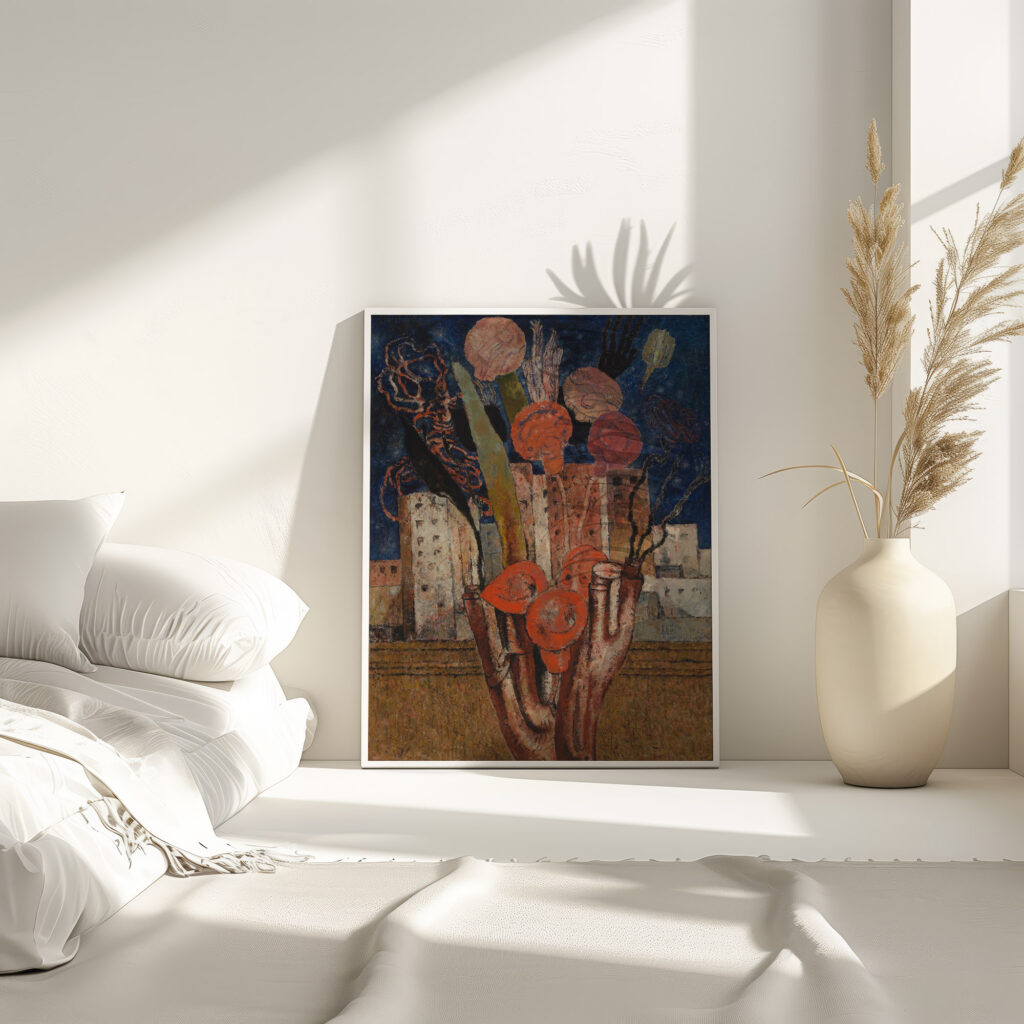 Bloemen over de stad 1929 Frits van den Berghe 4 mockup