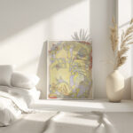 Bloemmotieven op een geel fond 1918 06 24 Theo Colenbrander 4 mockup