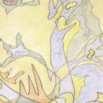 Bloemmotieven op een geel fond 1918 06 24 Theo Colenbrander 8 mockup