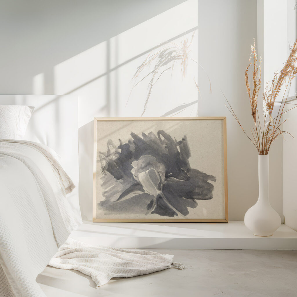 Bloemstudie 1874 Carel Adolph Lion Cachet 1 4 mockup