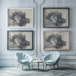 Bloemstudie 1874 Carel Adolph Lion Cachet 1 framed posters mockup