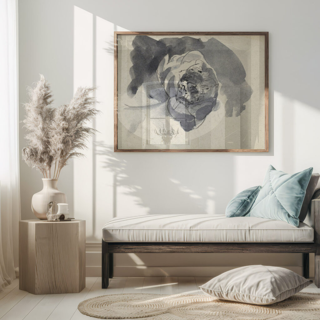 Bloemstudie 1874 Carel Adolph Lion Cachet 5 mockup