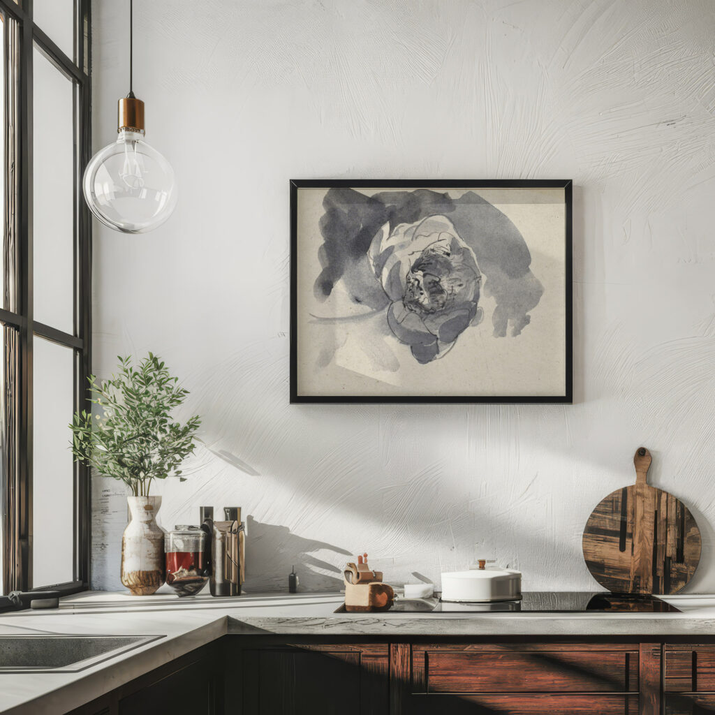 Bloemstudie 1874 Carel Adolph Lion Cachet 6 mockup