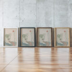 Blossom of Pain 1898 Edvard Munch framed posters mockup