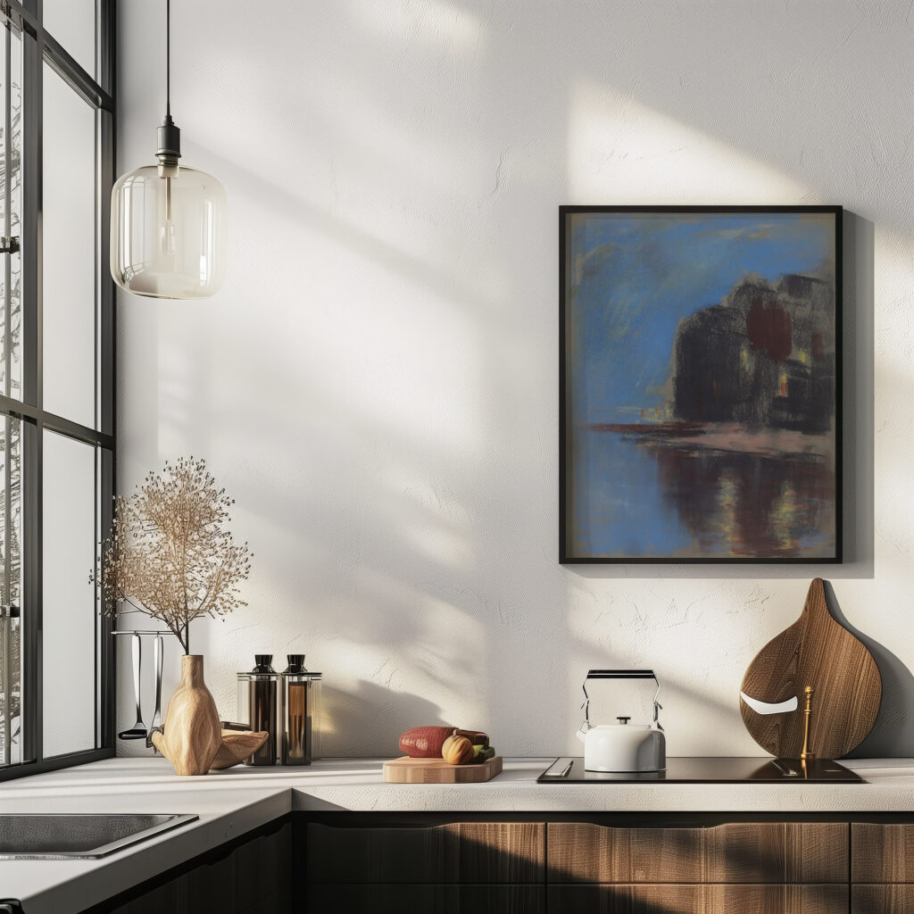 Blue Lake under Black Rock 1931 Zolo Palugyay 6 mockup