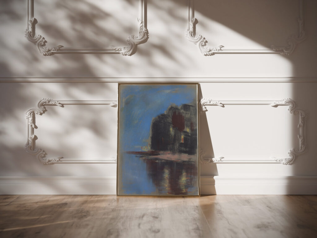 Blue Lake under Black Rock 1931 Zolo Palugyay video mockup