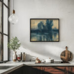 Blue Mood over a Lake 1922 Zolo Palugyay 6 mockup