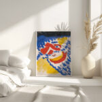 Blue Red and Yellow Figures Jules Schmalzigaug 4 mockup