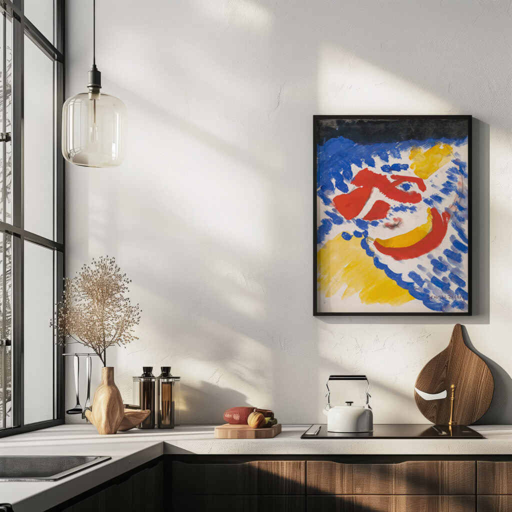 Blue Red and Yellow Figures Jules Schmalzigaug 6 mockup