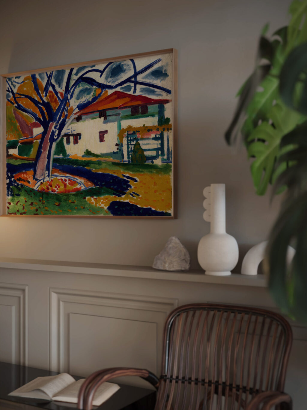 Blue Trees 1915 1916 Henry Lyman Sayen video mockup