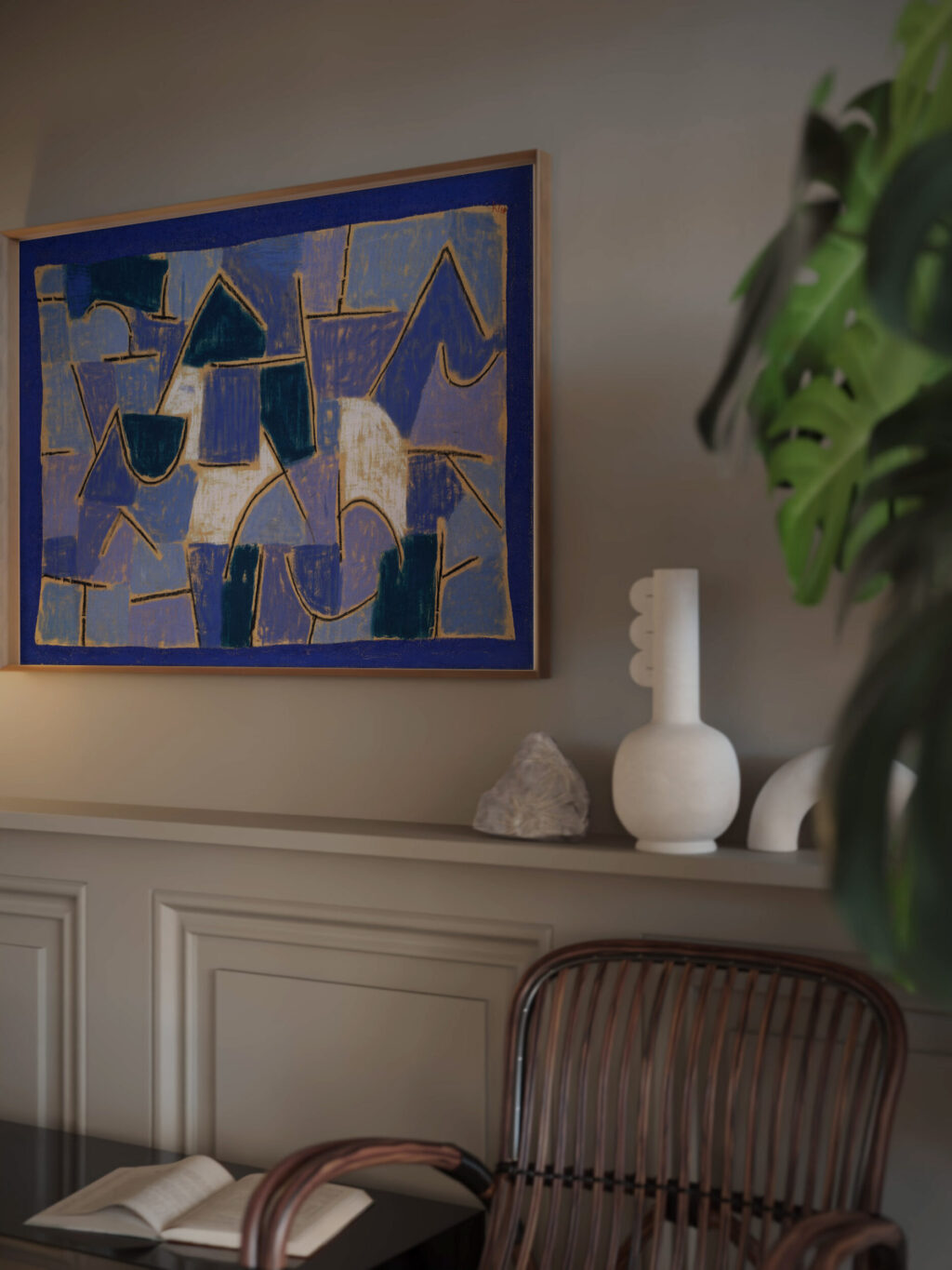 Blue night 1937 Paul Klee video mockup