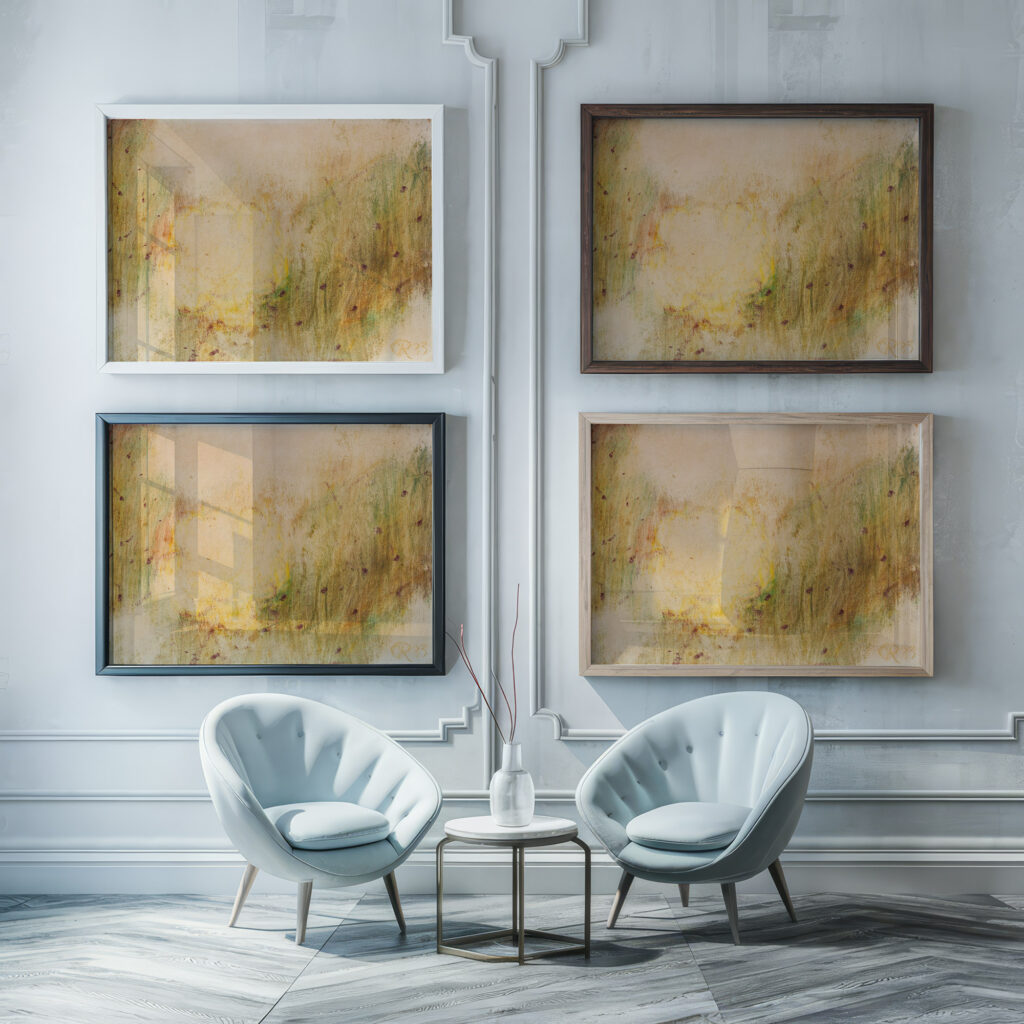 Bluhender Kaktus 1933 Christian Rohlfs framed posters mockup