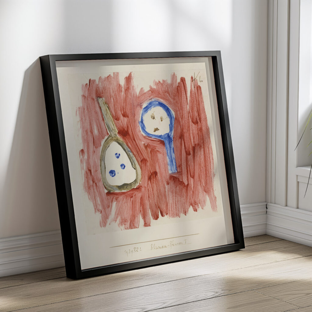 Blumen Pfannen I Flower Pans I 1939 Paul Klee 4 mockup