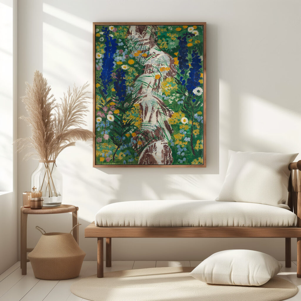 Blumen am Bach 1922 August Babberger 5 mockup