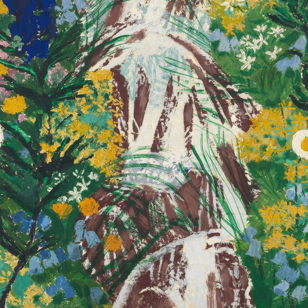 Blumen am Bach 1922 August Babberger 8 mockup