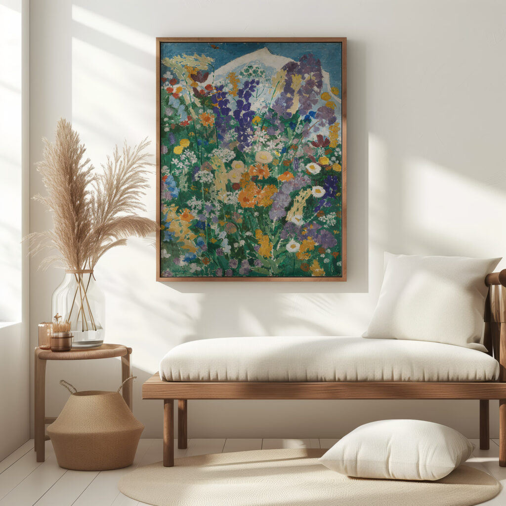 Blumen am Berg 1921 1923 August Babberger 5 mockup