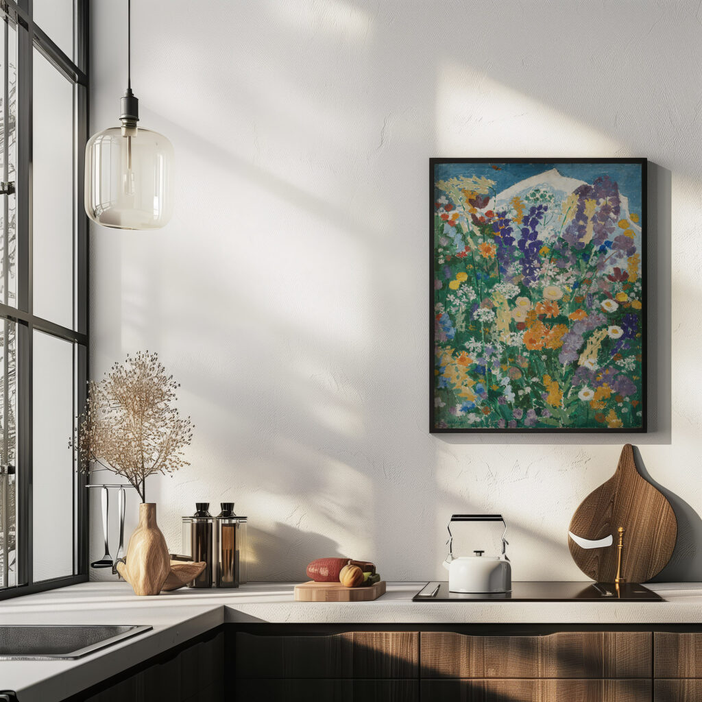 Blumen am Berg 1921 1923 August Babberger 6 mockup