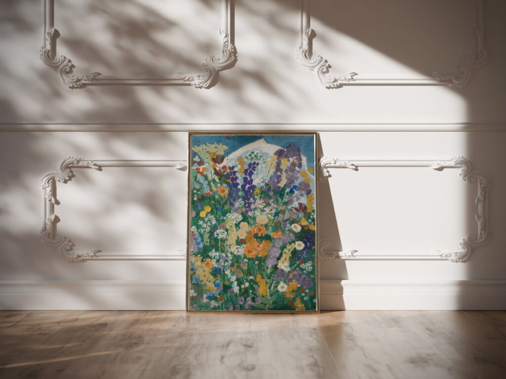 Blumen am Berg 1921 1923 August Babberger video mockup