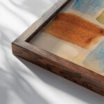 Blumenstillleben Ca. 1922 1925 Alexej von Jawlensky close up dark wood mockup