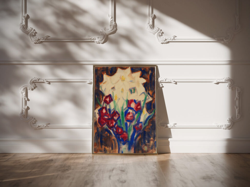 Blumenstillleben Um 1916 Christian Rohlfs video mockup