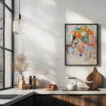 Blumenstillleben mit Schussel und gestreiftem Krug Oskar Moll 6 mockup Blumenstillleben mit Schussel und gestreiftem Krug Oskar Moll 6 mockup