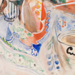 Blumenstillleben mit Schussel und gestreiftem Krug Oskar Moll 8 mockup Blumenstillleben mit Schussel und gestreiftem Krug Oskar Moll 8 mockup