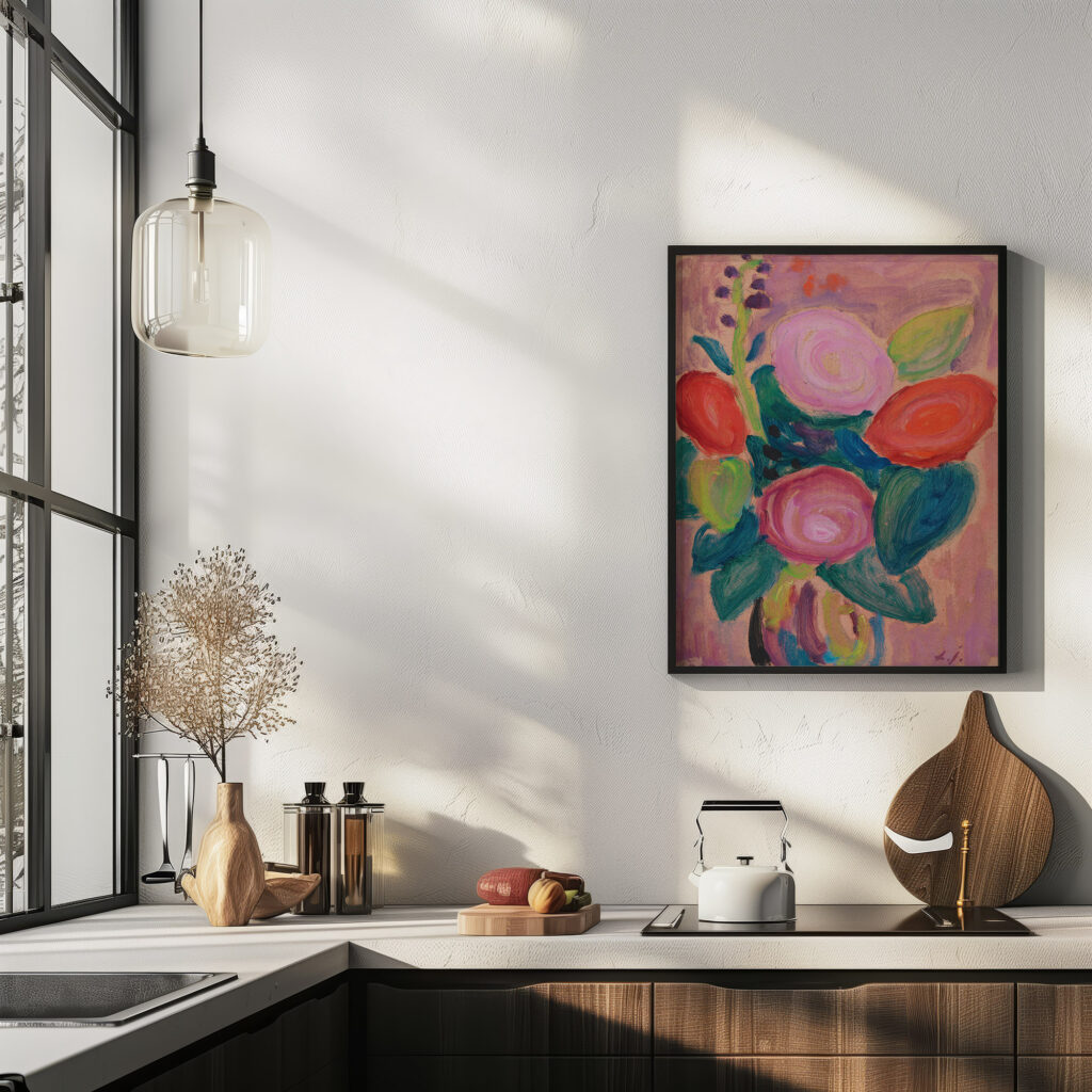 Blumenstrauss in Vase 1916 Alexej von Jawlensky 6 mockup