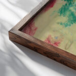Blumentopfe August Macke close up dark wood mockup