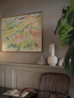 Blumenwiese mit Hausern Ernst Ludwig Kirchner video mockup Blumenwiese mit Hausern Ernst Ludwig Kirchner video mockup