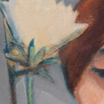 Bluten und weiblicher Kopf 1921 Dorothea Maetzel Johannsen 8 mockup