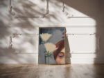 Bluten und weiblicher Kopf 1921 Dorothea Maetzel Johannsen video mockup