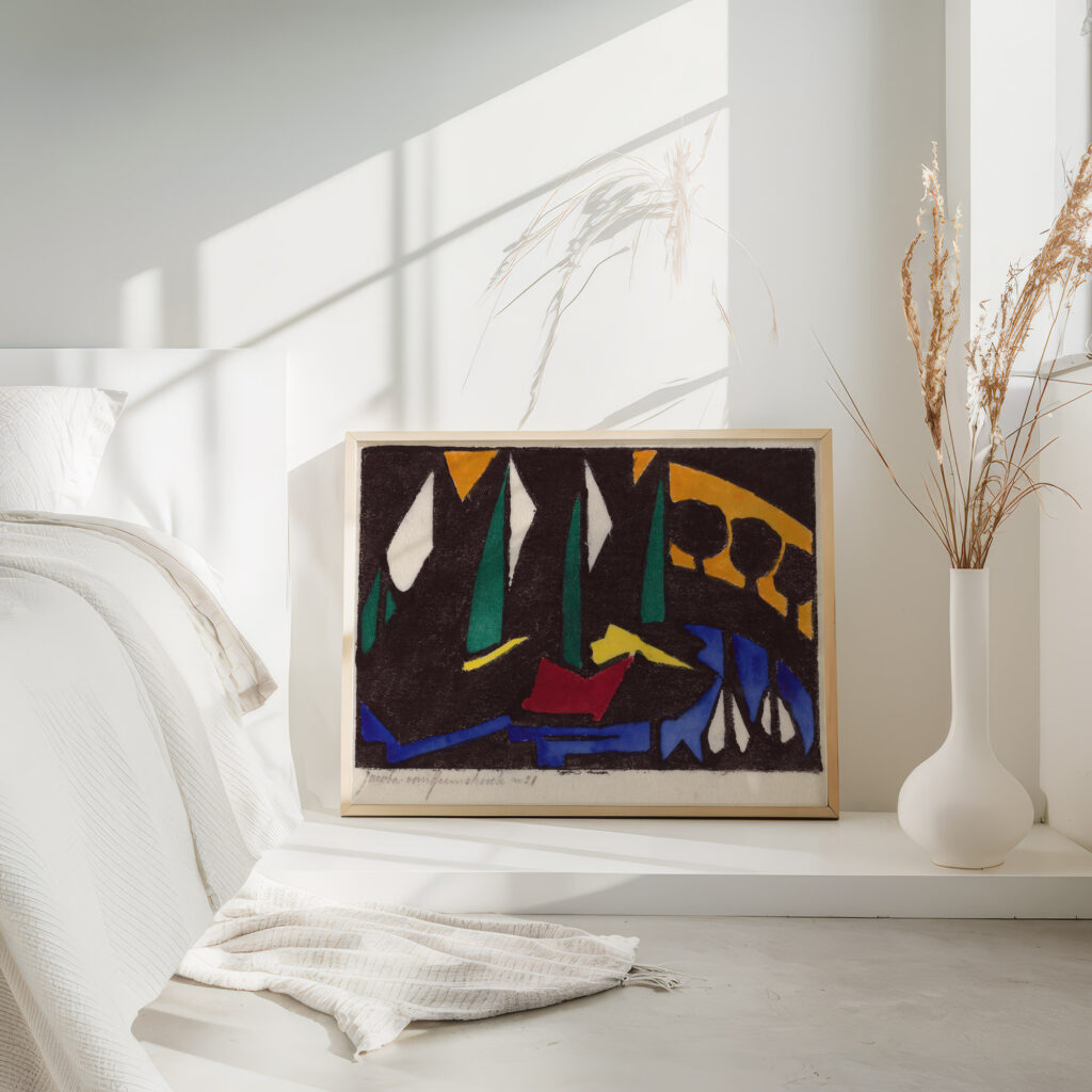 Boat and Trees 1914 Jacoba van Heemskerck 4 mockup