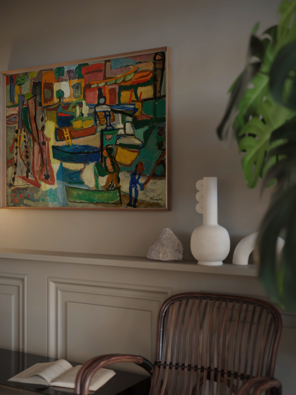 Boats at Collioure (1944) - Sasza Blonder mockup 2
